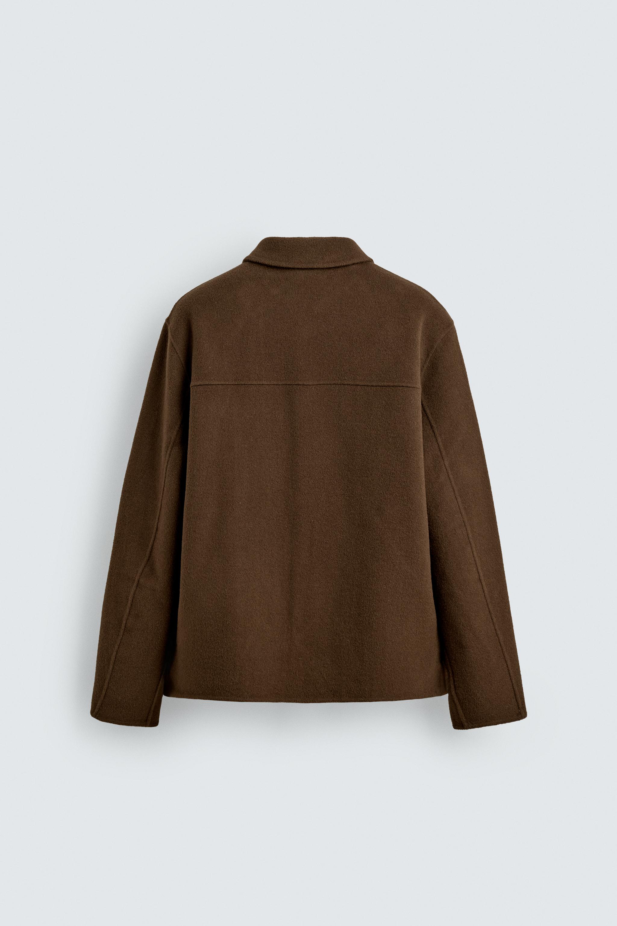 REGULAR FIT 100% WOOL OVERSHIRT